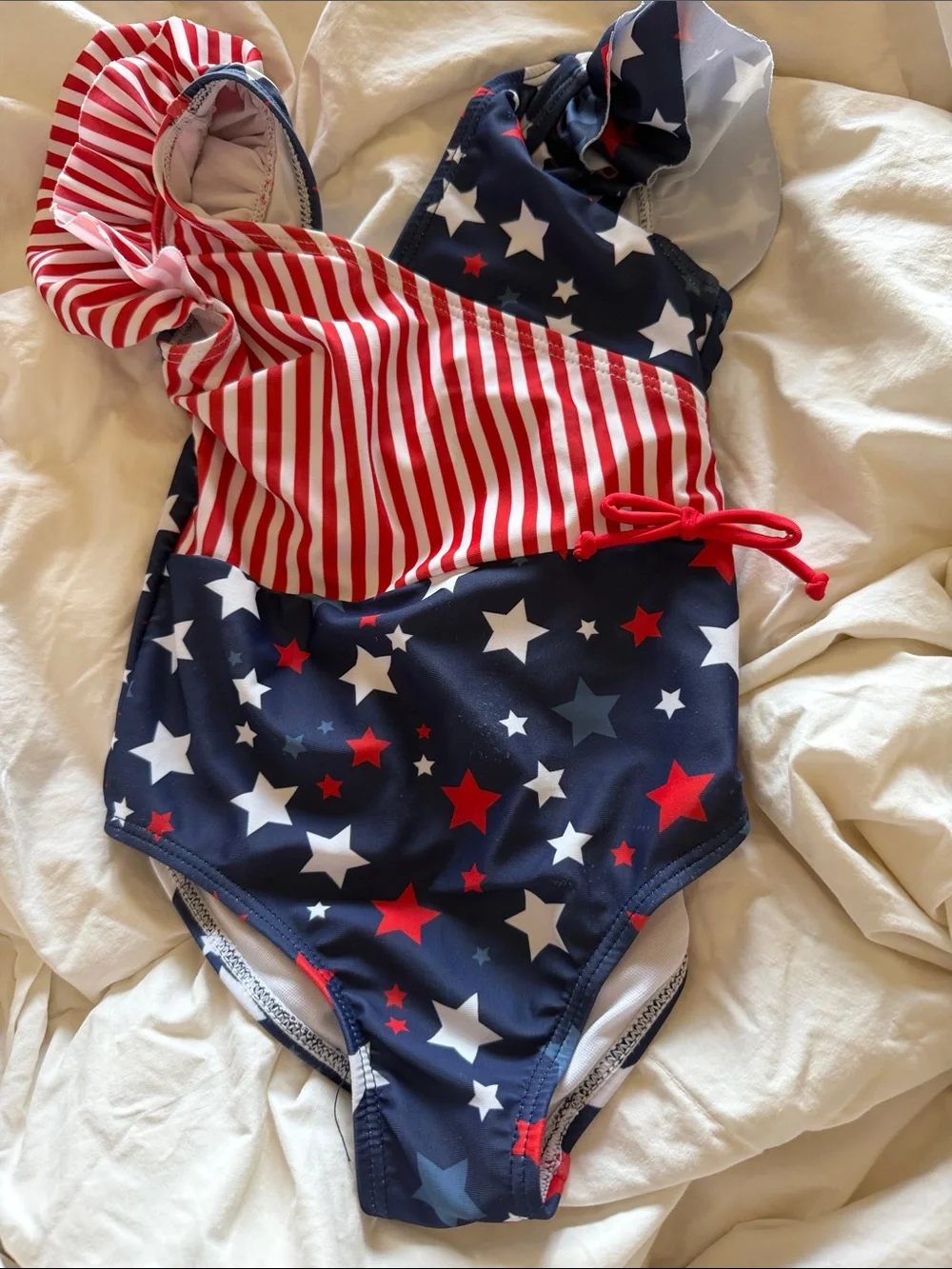Marie Nicole Patriotic Swimsuit WORN ONCE